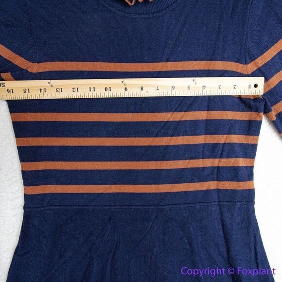 Eliza J Women's Stripped High Neck Knit Dress, L - Picture 8 of 16